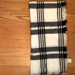 Plaid Blanket scarf